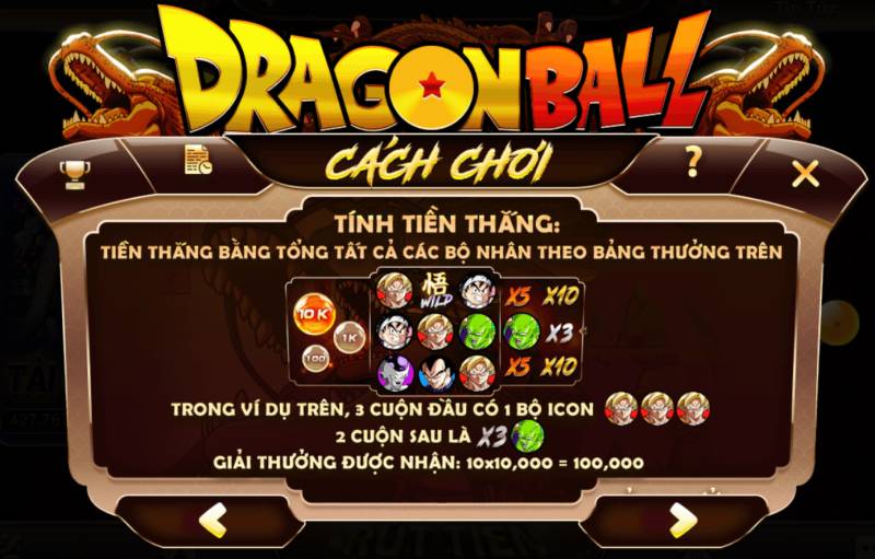 Dragon Ball – Mini Game Slot Dành Cho Fan Cuồng Cuộn Quay 4 Cach tinh tien thang dragon ball