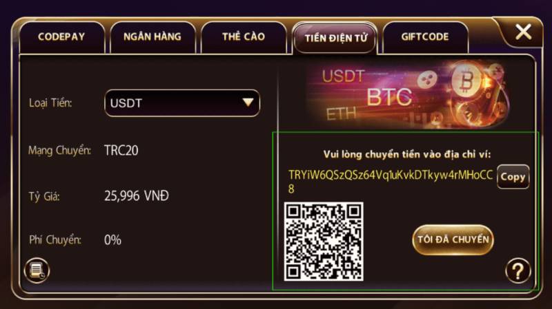 Sunwin Có Chơi Được Bằng Tiền Ảo Không 4 Nạp Tiền Sunwin Bằng USDT – Không Phí, Nhận Tiền Nhanh