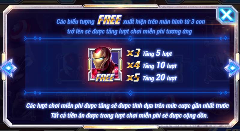 Avengers – Siêu Phẩm Nổ Hũ Đỉnh Cao Cùng Siêu Anh Hùng 6 Vong Quay Mien Phi Tinh Nang Dac Biet