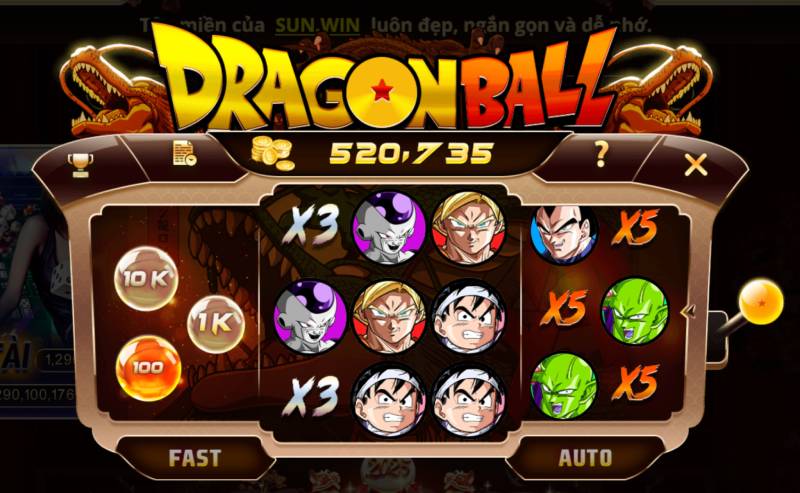 Dragon Ball – Mini Game Slot Dành Cho Fan Cuồng Cuộn Quay 3 choi dragon ball